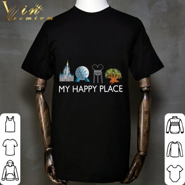 Disney Holiday Mickey My Happy Place shirt 2