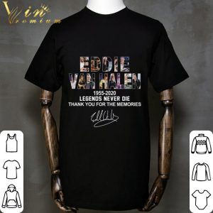 Eddie Van Halen 1955-2020 Legends Never Die Thank You Signature shirt 4