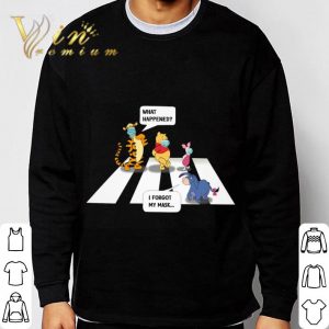 Winnie The Pooh Abbey Road what happened i forgot my mask shirt 5