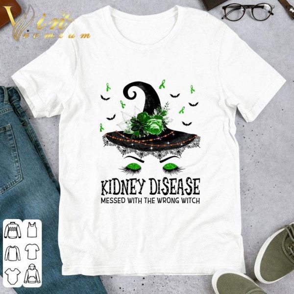 Kidney Disease messed with the wrong witch halloween shirt 1
