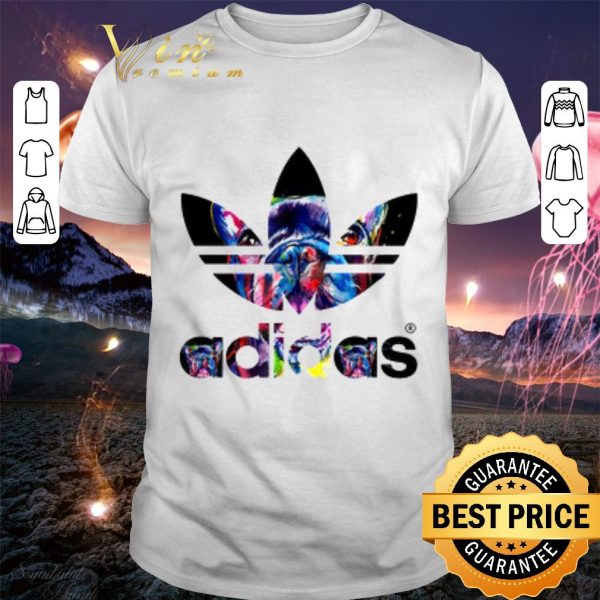 Awesome Adidas Logo Boston Terrier shirt 1