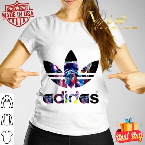 Awesome Adidas Logo Boston Terrier shirt 3