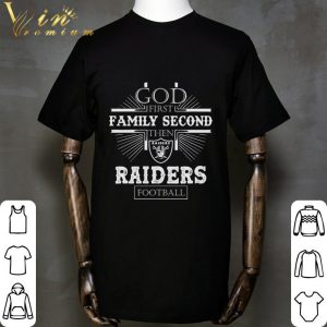 God first family second then Las Vegas Raiders football shirt 4