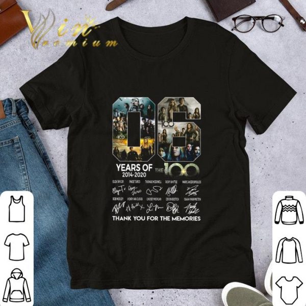 06 years of 2014-2020 The 100 signatures thank you shirt 1