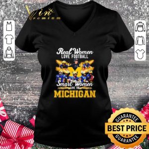Premium Real women love football smart women love the Michigan Wolverines shirt 4