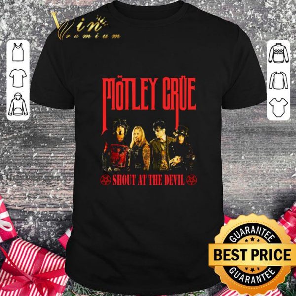 Hot Motley Crue Shout At The Devil shirt 1