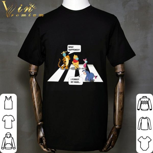 Winnie The Pooh Abbey Road what happened i forgot my mask shirt 2
