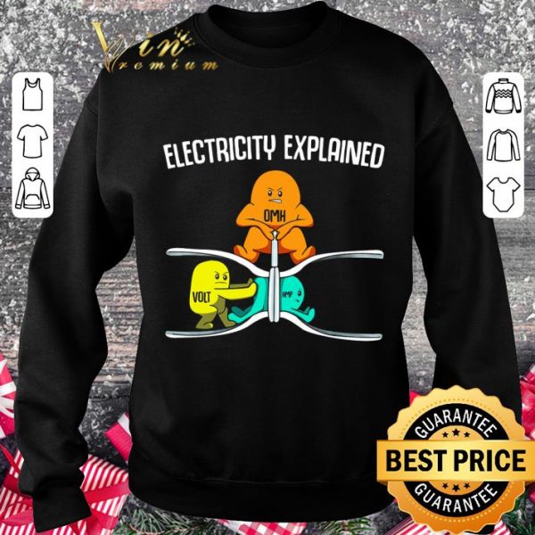 Premium Electricity Explained OMH VOLT AMP shirt 3