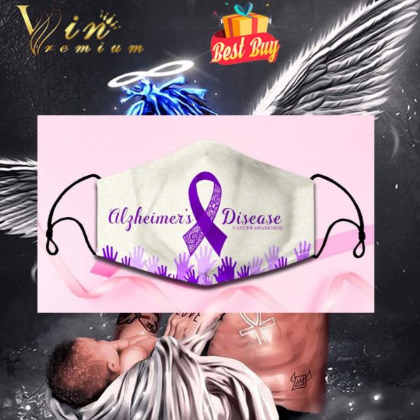 Alzheimer's Disease Cancer Awareness Face Mask 1