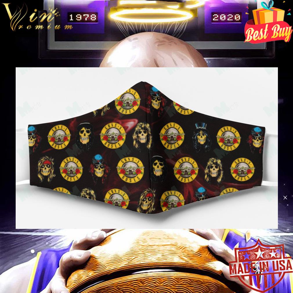 Skulls Guns N' Roses logo face mask 9 Skulls Guns N' Roses logo face mask