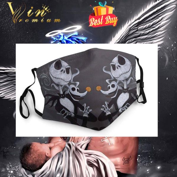 Jack Skellington and Zero face mask 1