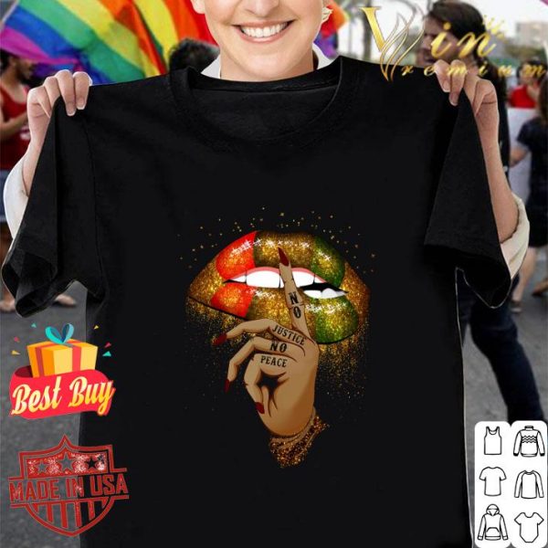 Official Lips Africa No Justice No Peace shirt 1