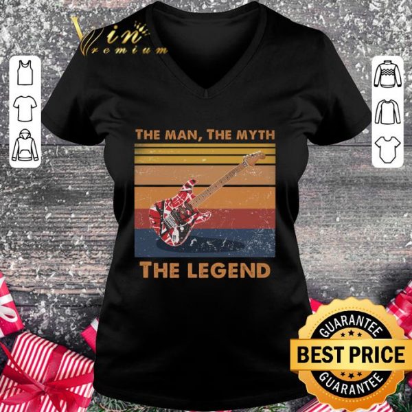 Premium Guitar the man the myth the legend vintage shirt 2