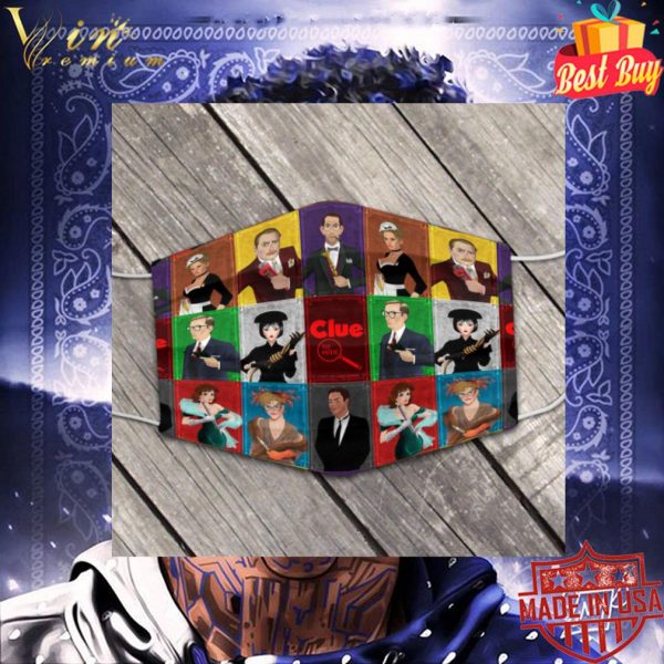 Clue Characters face mask 3