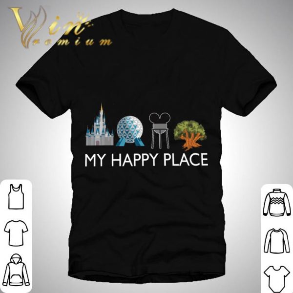 Disney Holiday Mickey My Happy Place shirt 1