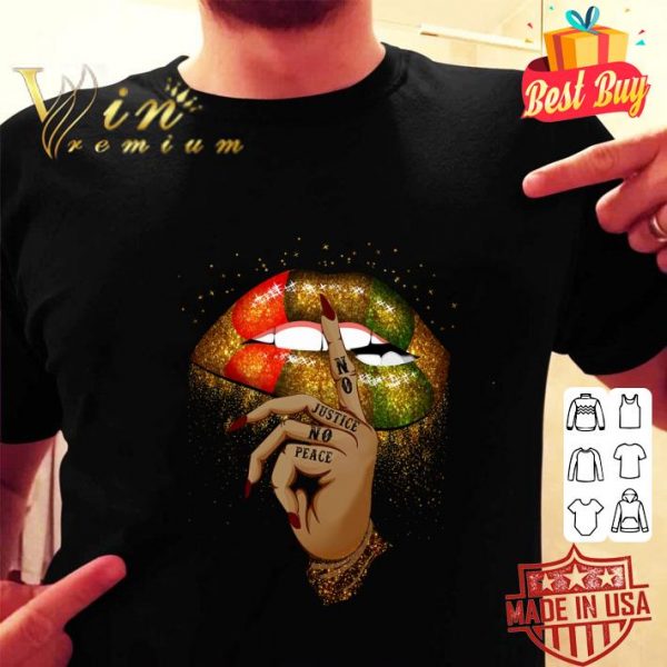 Official Lips Africa No Justice No Peace shirt 2