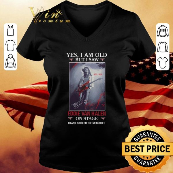 Yes i am old but i saw Eddie Van Halen signature on stage shirt 3