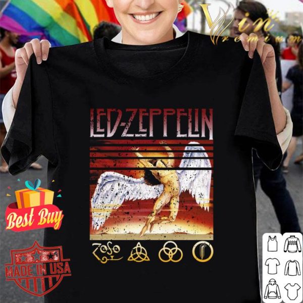 Awesome Led-Zeppelin Zoso symbol shirt 1