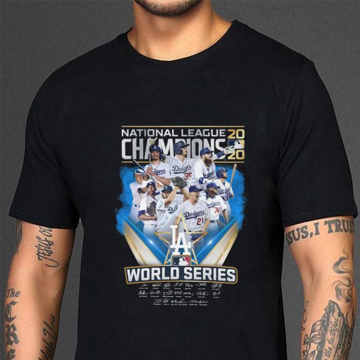 Best National League Champions 2020 LA Dodgers World Series Signatures shirt Best National League Champions 2020 LA Dodgers World Series Signatures shirt 3