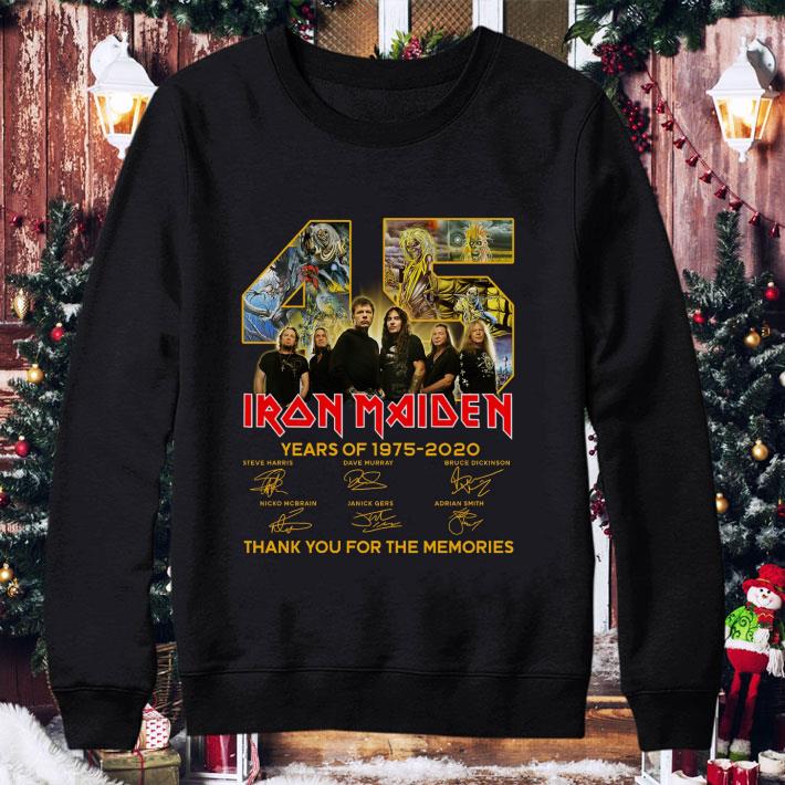 Original Iron Maiden 45 Years Of 1975-2020 Thank You For The Memories shirt 9 Original Iron Maiden 45 Years Of 1975-2020 Thank You For The Memories shirt