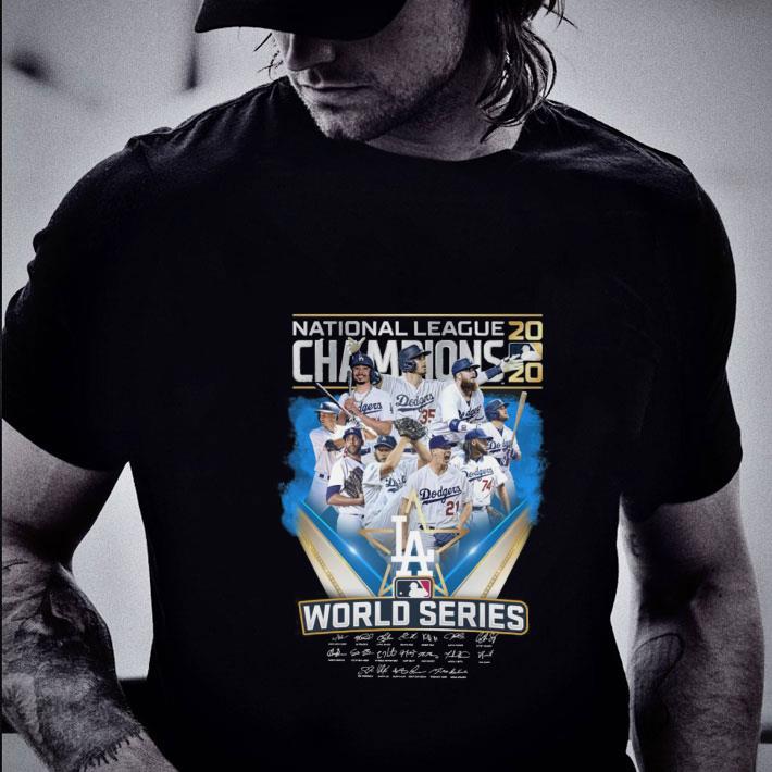 Best National League Champions 2020 LA Dodgers World Series Signatures shirt Best National League Champions 2020 LA Dodgers World Series Signatures shirt 2