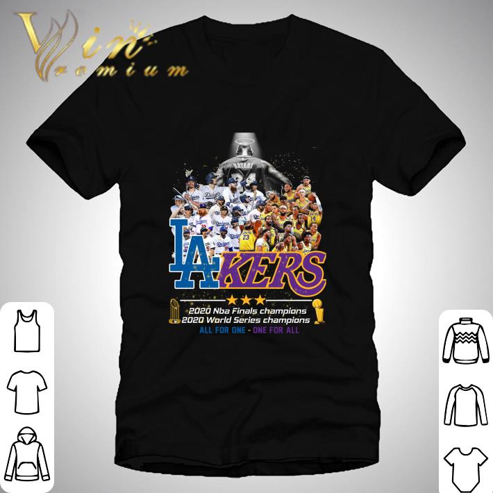 2020 Los Angeles Lakers And Los Angeles Dodgers Champions shirt 6