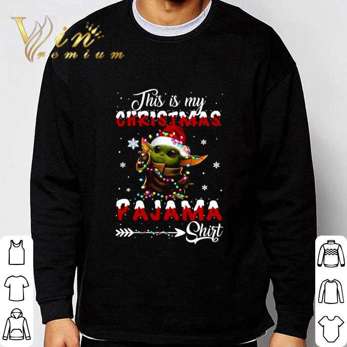 Star Wars Baby Yoda Christmas Pajama shirt Star Wars Baby Yoda Christmas Pajama shirt 3