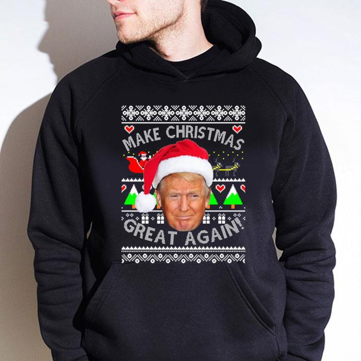 Awesome Santa Trump Make Christmas Great Again Ugly shirt 9 Awesome Santa Trump Make Christmas Great Again Ugly shirt