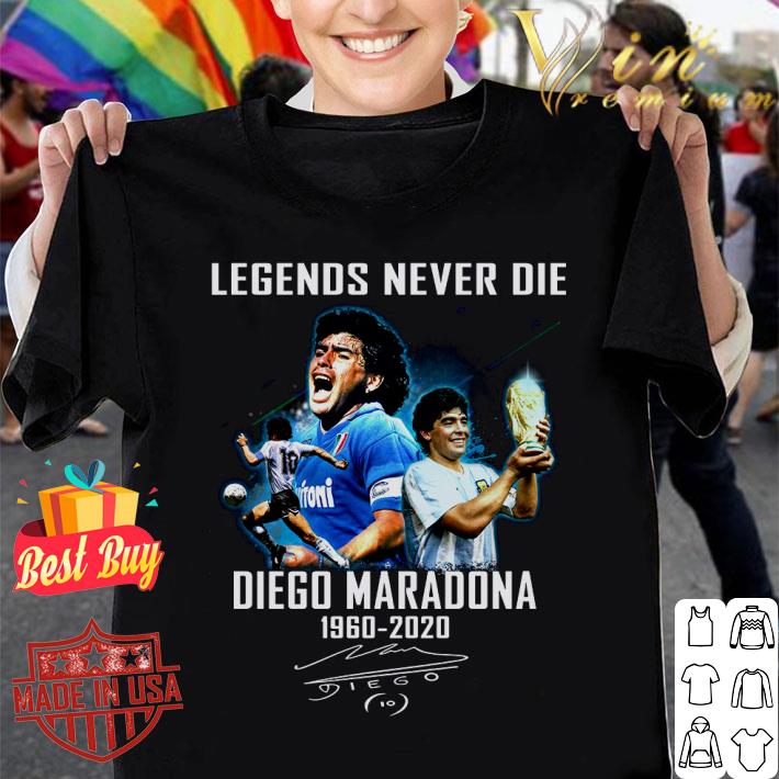 No. 10 Diego Maradona The Golden Boy 1960-2020 Signature shirt 7