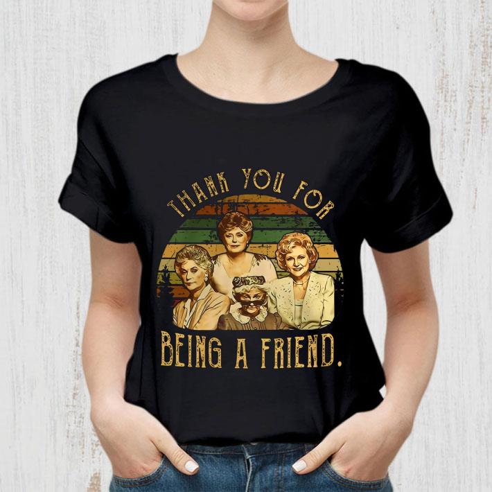 Hot The Golden Girls Thank You for Being A Friend 80s Vintage shirt 2