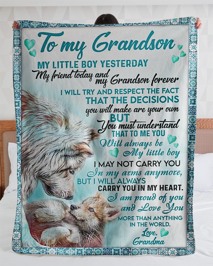 Mother’s Day To My Son My Little Boy Yesterday Love Mom Quilt Blanket 7