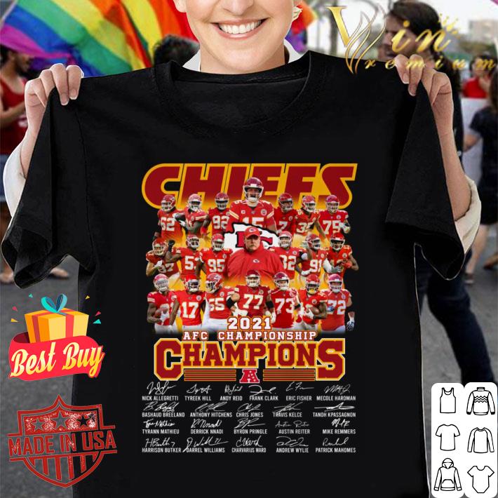Hot 2021 Super Bowl Champions Team Kansas City Chiefs We're Family Shirt 9