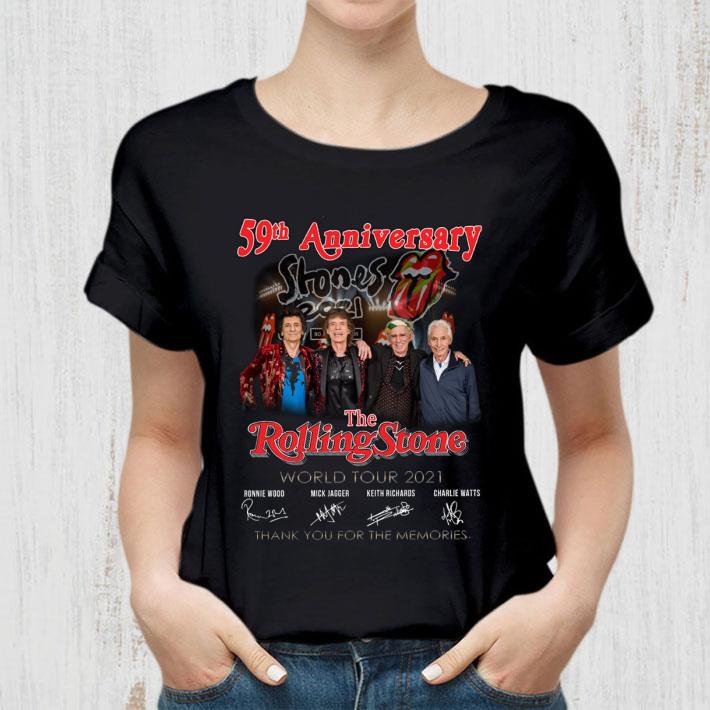 Best 59th Anniversary The Rolling Stones Band World Tour 2021 Signatures Thank You For The Memories Shirt 11 59th Anniversary The Rolling Stones Band World Tour 2021 Signatures Thank You For The Memories Shirt