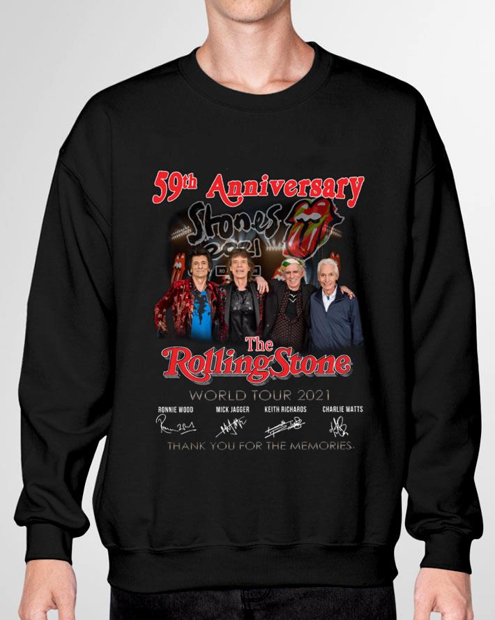 Best 59th Anniversary The Rolling Stones Band World Tour 2021 Signatures Thank You For The Memories Shirt 12 59th Anniversary The Rolling Stones Band World Tour 2021 Signatures Thank You For The Memories Shirt