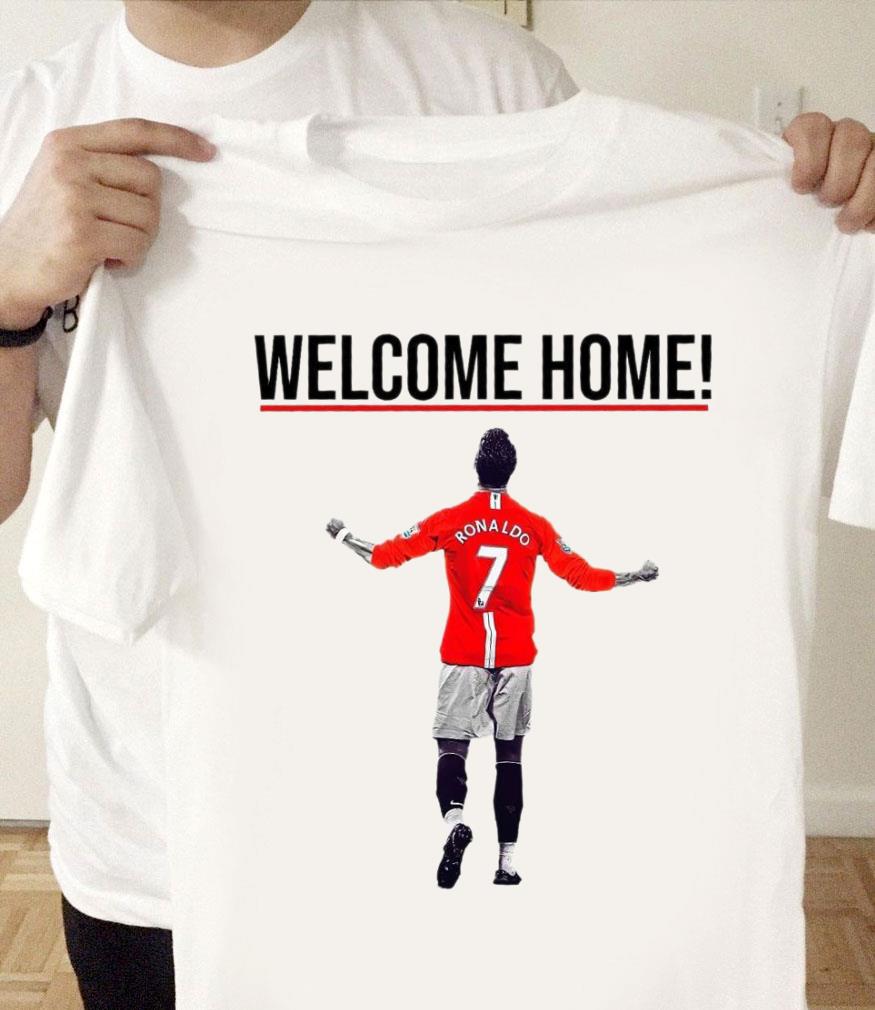 Hot Cr7 Cristiano Ronaldo Back To Manchester United 2003-2009 2021-present forever a Man UTD Signature shirt 8