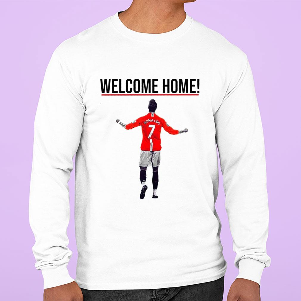 Official Cristiano Ronaldo Welcome Home To Manchester United FC Shirt 11 Cristiano Ronaldo Welcome Home To Manchester United FC Shirt