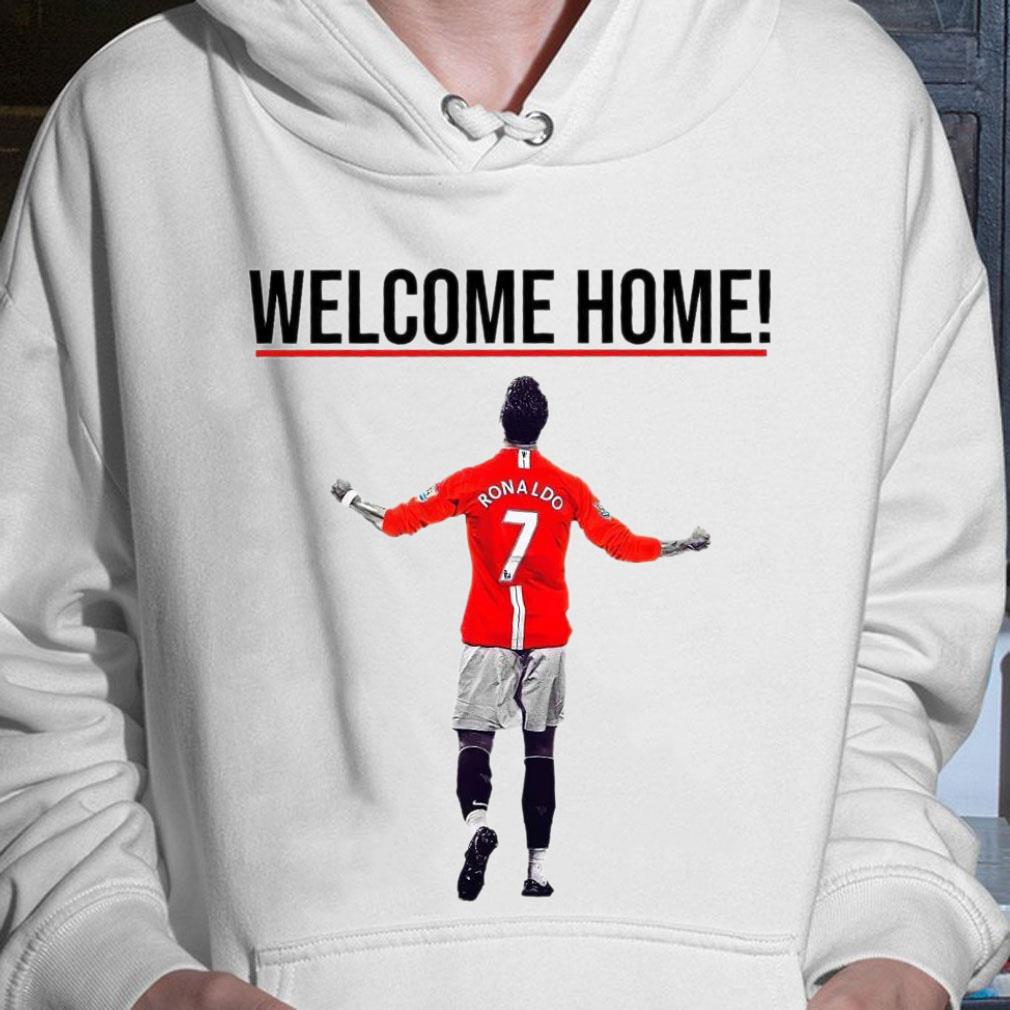 Official Cristiano Ronaldo Welcome Home To Manchester United FC Shirt 12 Cristiano Ronaldo Welcome Home To Manchester United FC Shirt