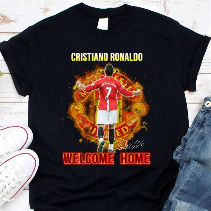 Best Manchester United Cristiano Ronaldo CR7 Welcome Home Signature Shirt 10 Manchester United Cristiano Ronaldo CR7 Welcome Home Signature Shirt
