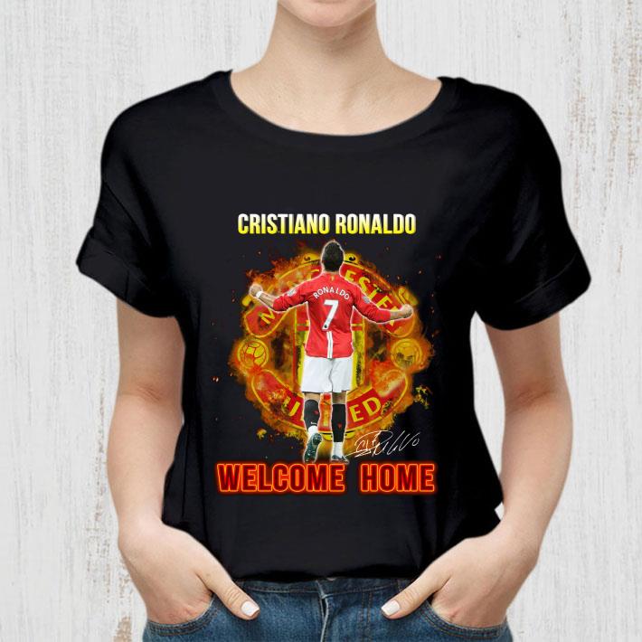 Best Manchester United Cristiano Ronaldo CR7 Welcome Home Signature Shirt 11 Manchester United Cristiano Ronaldo CR7 Welcome Home Signature Shirt
