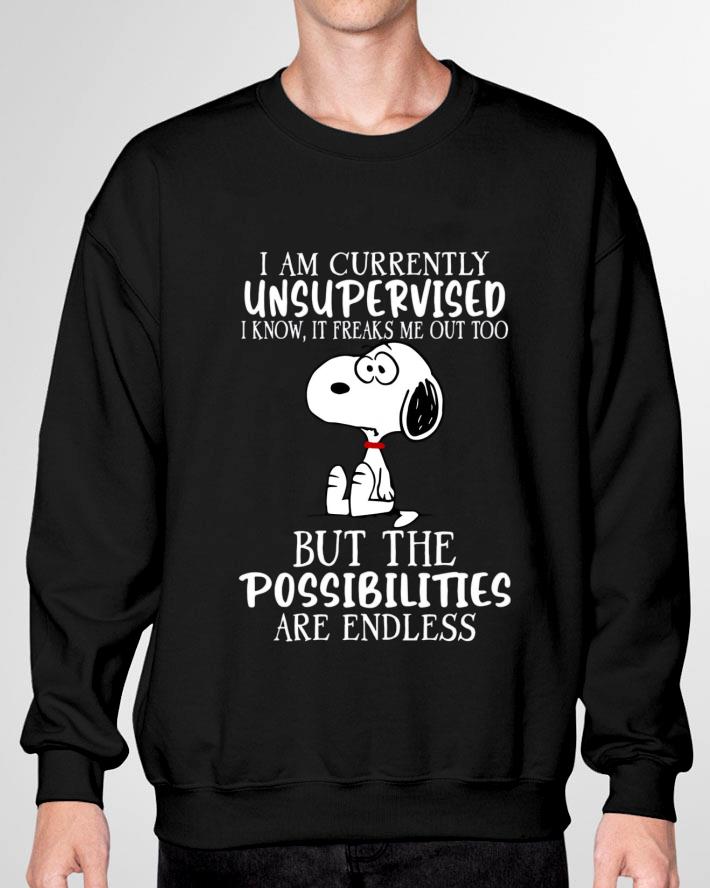Premium Snoopy i am currently unsupervised but the possibilities are endless shirt 12 Snoopy i am currently unsupervised but the possibilities are endless shirt