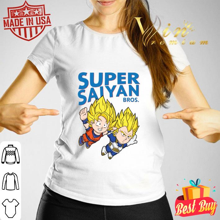 Awesome Super Saiyan Bros Son Goku and Vegeta Dragon Ball Super Mario Shirt 12 Super Saiyan Bros Son Goku and Vegeta Dragon Ball Super Mario Shirt