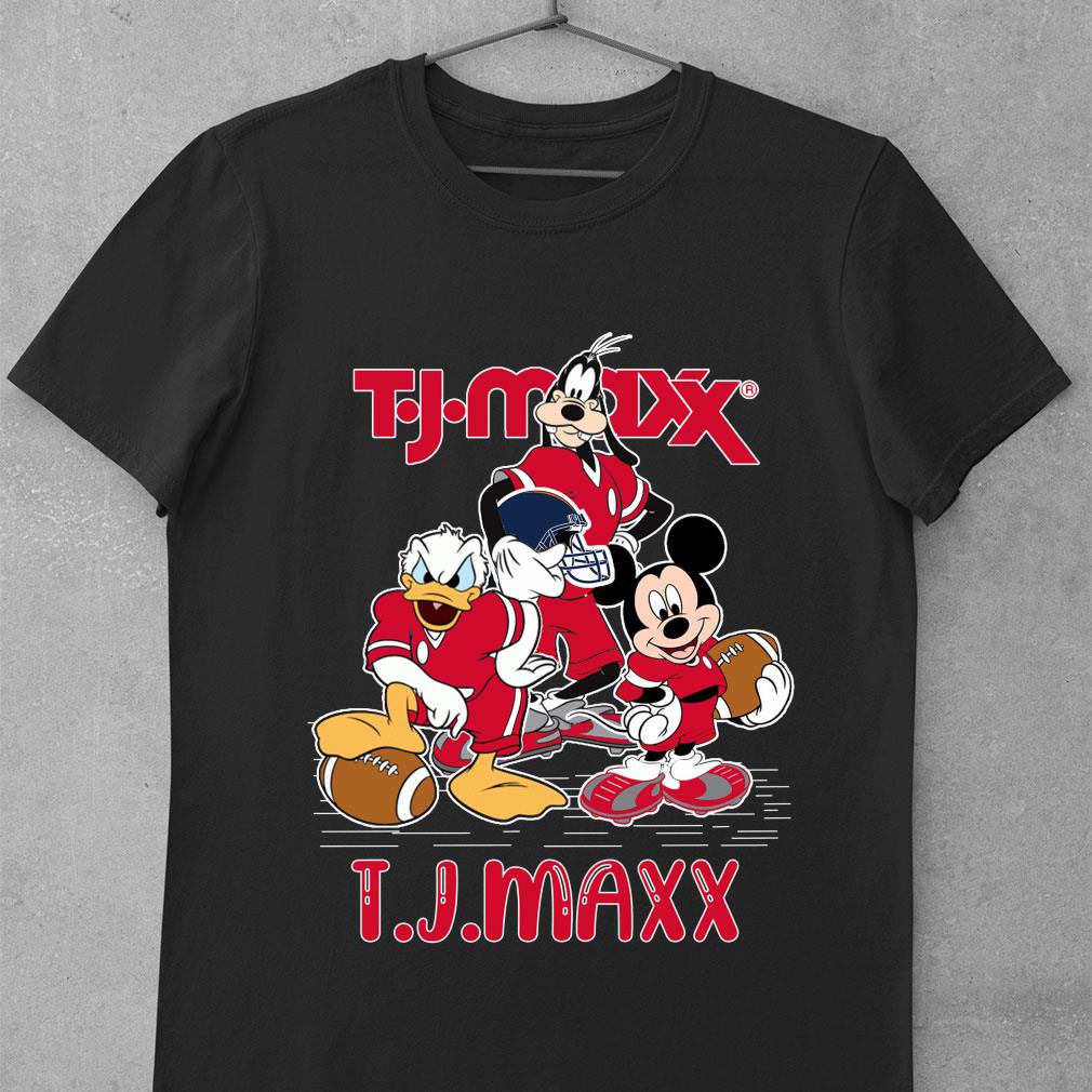 TJ Maxx Mashup Disney Characters Mickey Mouse Donald Duck Goofy Shirt
