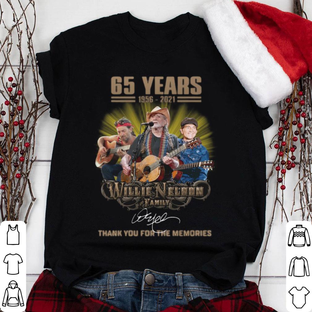 Official Thank Memories Willie Nelson's band Family 65 years 1956-2021 Signature Shirt 10 Thank Memories Willie Nelson's band Family 65 years 1956-2021 Signature Shirt
