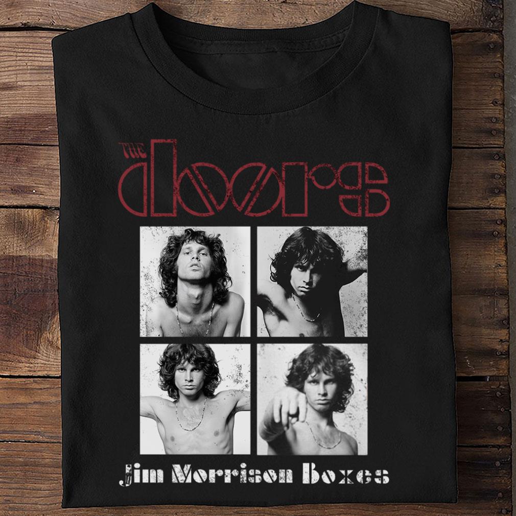 The Doors band rock members Jim Morrison Boxes shirt