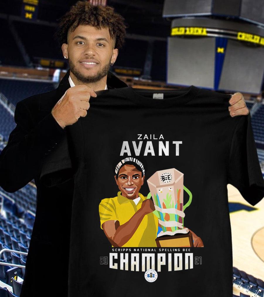 Zaila Avant Garde Wins Scripps National Spelling Bee Champion 2021 Shirt 10 Zaila Avant Garde Wins Scripps National Spelling Bee Champion 2021 Shirt
