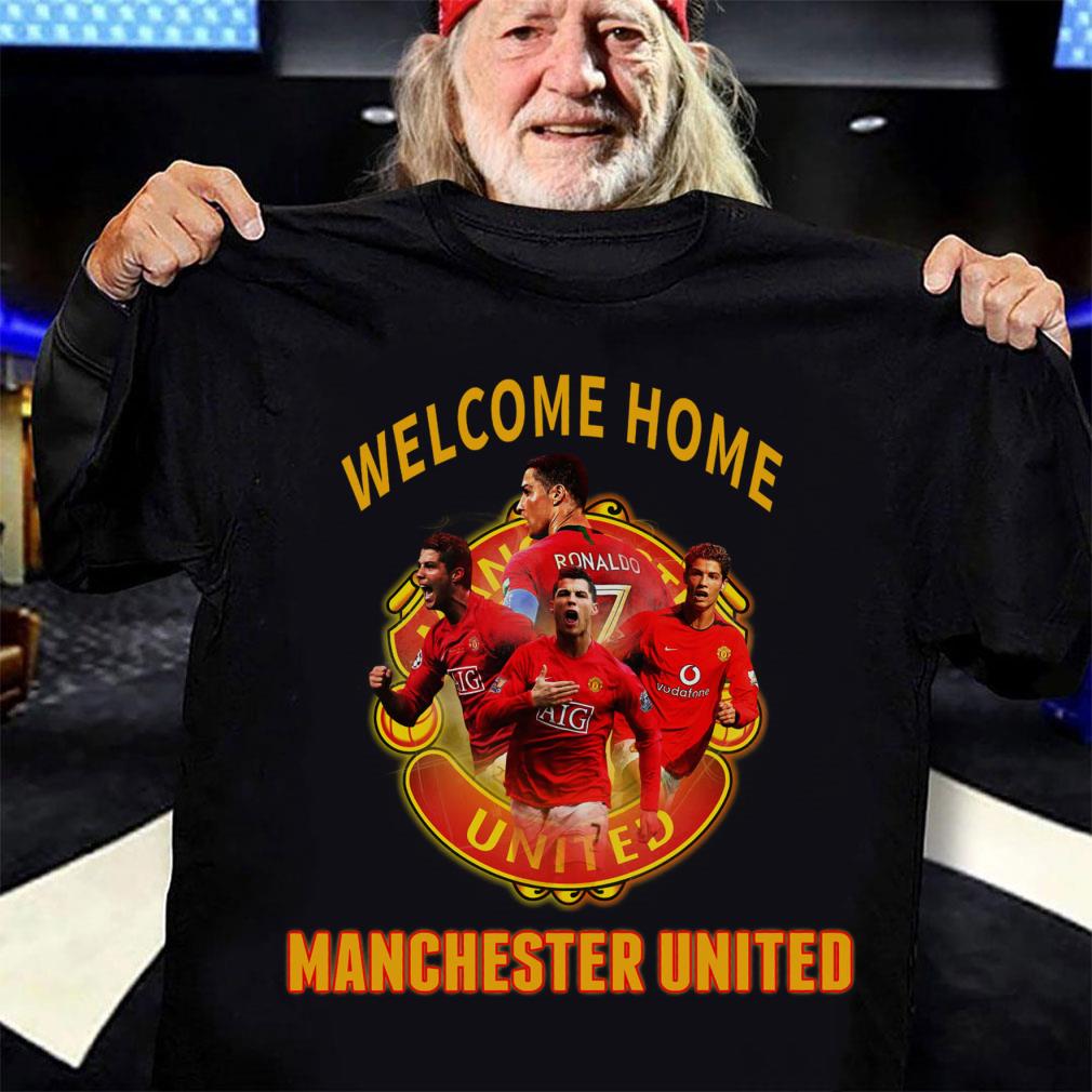Original CR7 Cristiano Ronaldo Welcome Home Manchester United FC Signature Shirt 12 CR7 Cristiano Ronaldo Welcome Home Manchester United FC Signature Shirt