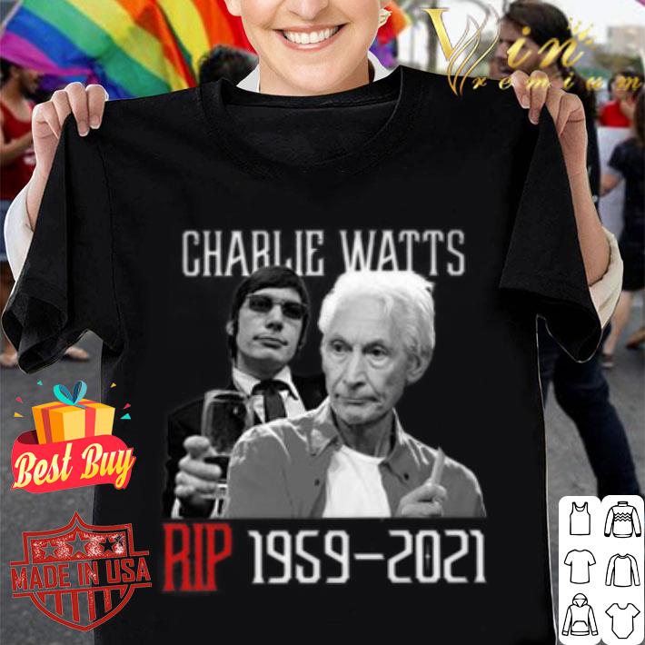 Charlie Watts Rolling Stones RIP Charlie Drummer Shirt