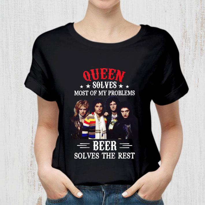 Best Freddie Mercury Queen solves most of my problems beer solves the rest shirt 11 Freddie Mercury Queen solves most of my problems beer solves the rest shirt