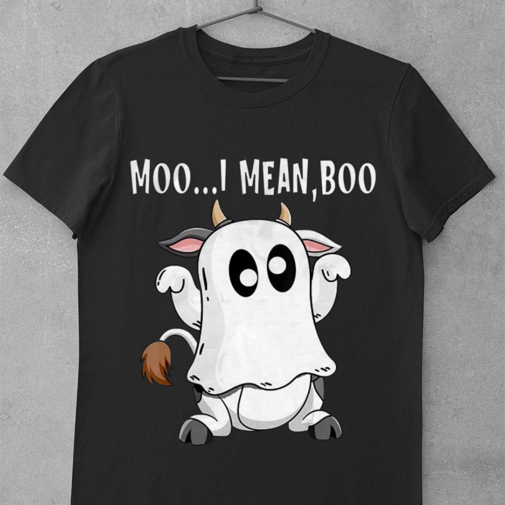 Official Halloween Moo I Mean Boo Ghost Cow shirt 10 Halloween Moo I Mean Boo Ghost Cow shirt
