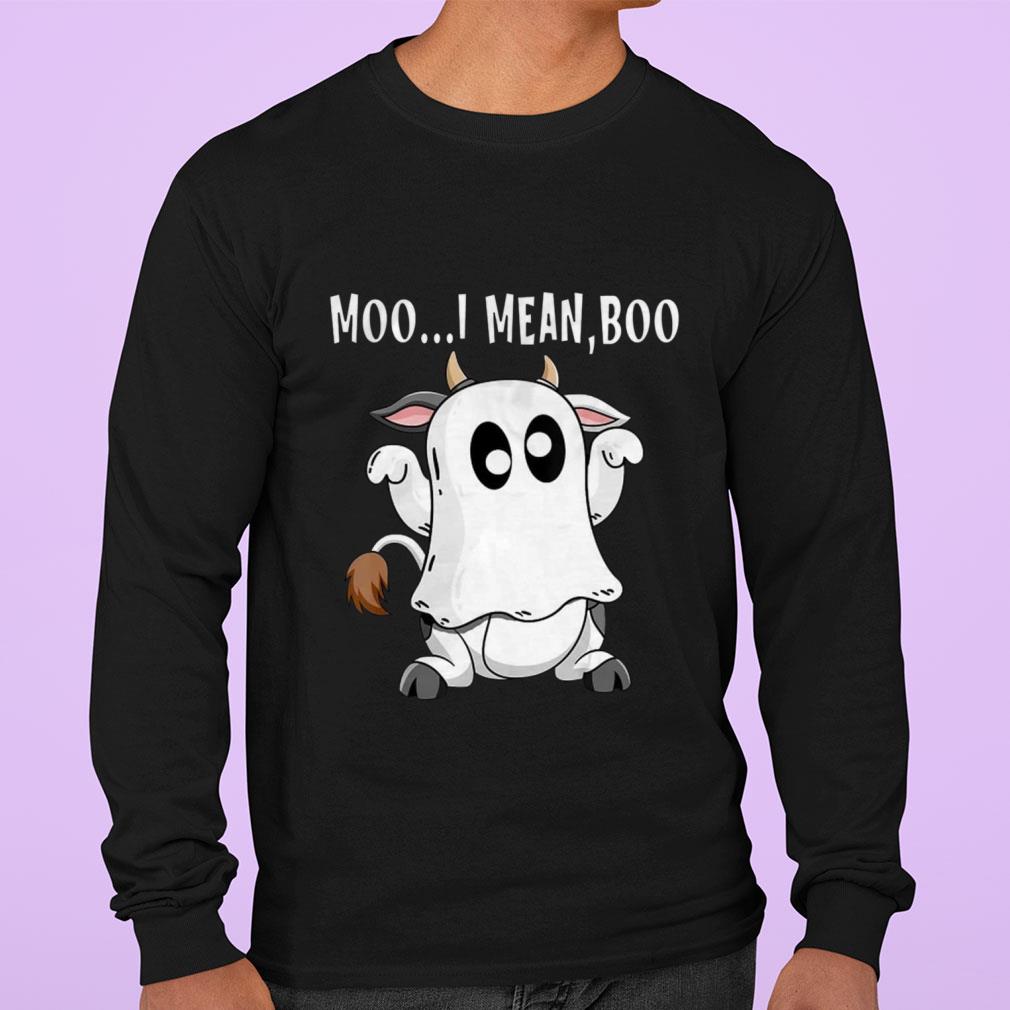 Official Halloween Moo I Mean Boo Ghost Cow shirt 12 Halloween Moo I Mean Boo Ghost Cow shirt